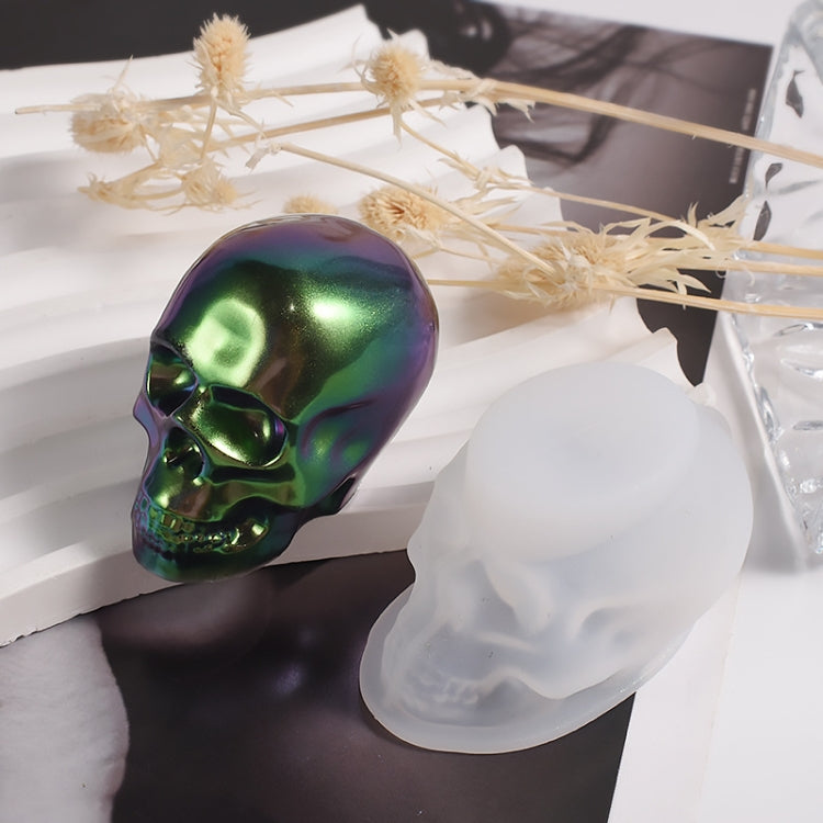 DIY Epoxy Candle Skull Keychain Pendant Silicone Mold Halloween Ornaments Mold, Spec: S - free shipping - PMc TechLife - Order now!