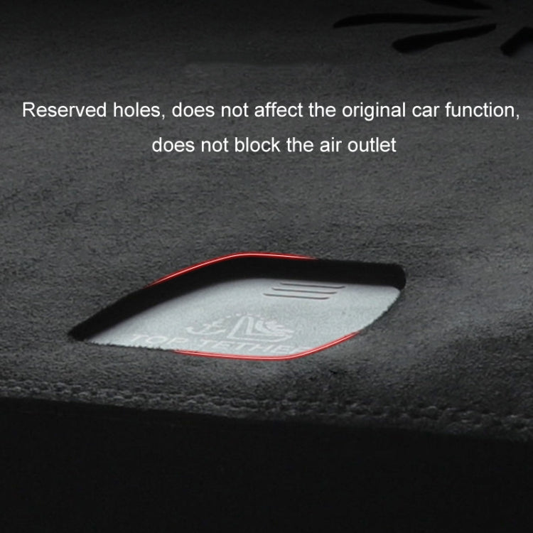 For 2024 Tesla Model Y Dashboard Car Suede Light-Proof Pad - Sound & Heat Insulation Cotton by PMC Jewellery | Online Shopping South Africa | PMC Jewellery | Buy Now Pay Later Mobicred