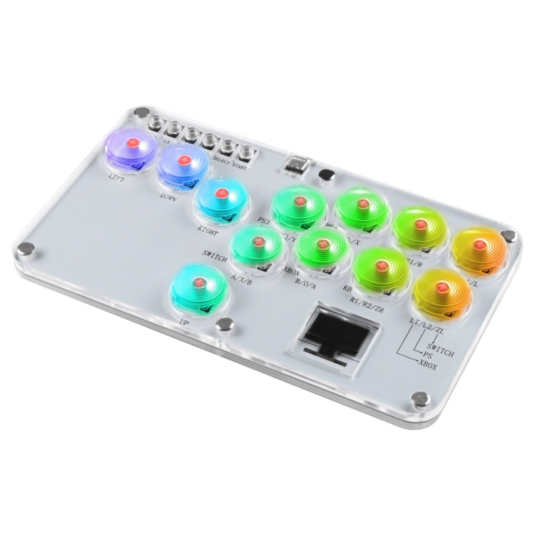 Multiple RGB Light Effect Gaming Keyboard Compatible With PC / Switch / PS3 / PS4 - Gamepads by PMC Jewellery | Online Shopping South Africa | PMC Jewellery | Buy Now Pay Later Mobicred