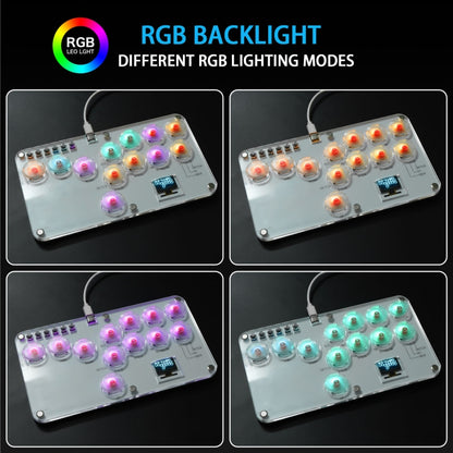 Multiple RGB Light Effect Gaming Keyboard Compatible With PC / Switch / PS3 / PS4 - Gamepads by PMC Jewellery | Online Shopping South Africa | PMC Jewellery | Buy Now Pay Later Mobicred