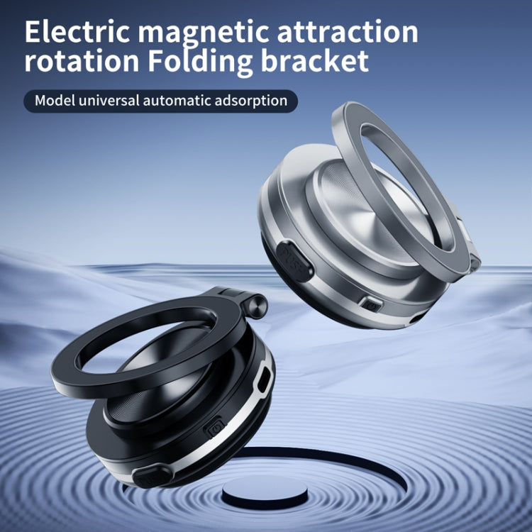 AIMITE C1 Vacuum Adsorption Foldable Magnetic Support Bracket Car Cell Phone Holder(Silver) - free shipping - PMC Jewellery - Order now!