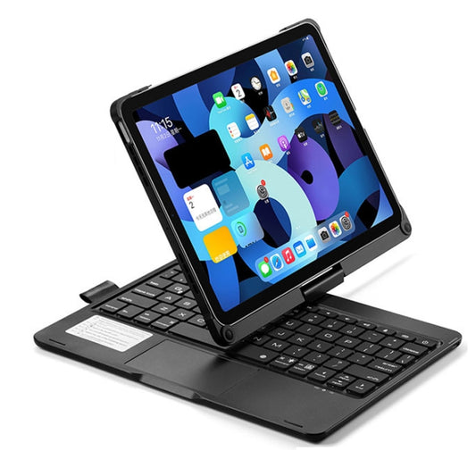 360 Degree Rotation Bluetooth Keyboard Case With Backlight For iPad Air 11 2024 / Air 5 / Air 4 10.9 / Pro 11 2022 2021 2020 2018(Black) - For iPad Air by PMC Jewellery | Online Shopping South Africa | PMC Jewellery | Buy Now Pay Later Mobicred