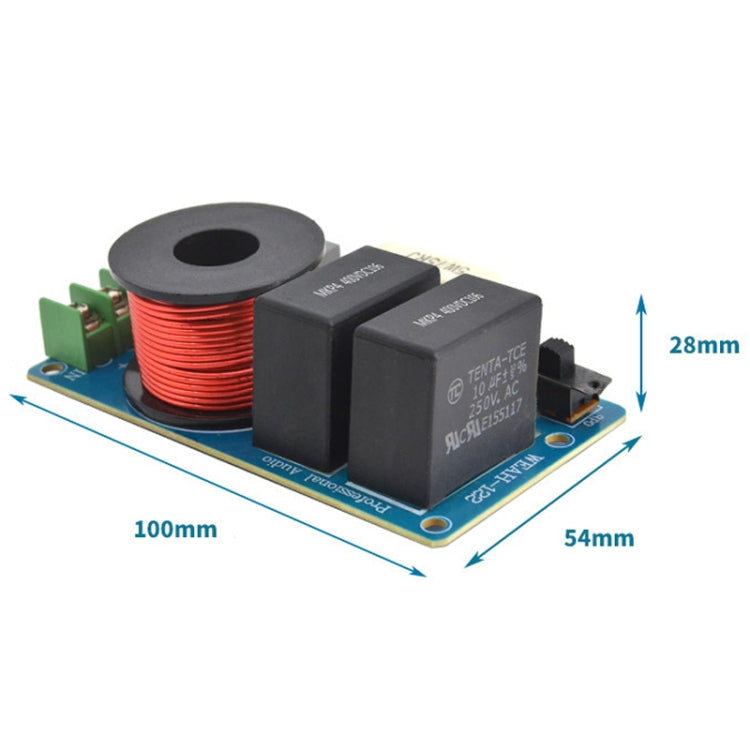 SP-122 120W Single Pure Midrange Crossover Board Hi-Fi Speaker Conversion Divider - Audio Crossover by PMC TechLife | Online Shopping South Africa | PMC TechLife | Buy Now Pay Later Mobicred