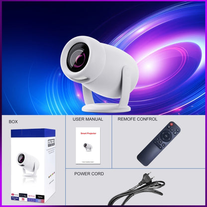 HY400 Android 12.0 System Intelligent Projector Portable Family Projector AU Plug - Mini Projector by PMC Jewellery | Online Shopping South Africa | PMC Jewellery | Buy Now Pay Later Mobicred