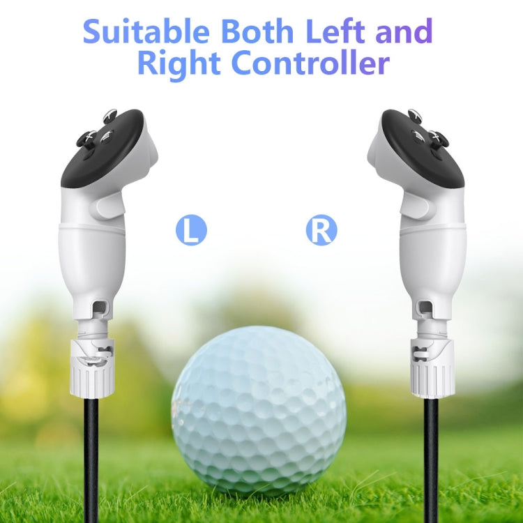 For Meta Quest 3S / 3 Controller Golf Club with Scale and Adjustable Length(White) - VR Accessories by PMC Jewellery | Online Shopping South Africa | PMC Jewellery | Buy Now Pay Later Mobicred