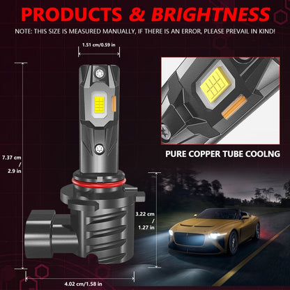 Car Universal Direct Plug LED Headlight Retrofit Bulb, Specifications: 9005/HB3 - LED Headlamps by PMC Jewellery | Online Shopping South Africa | PMC Jewellery | Buy Now Pay Later Mobicred