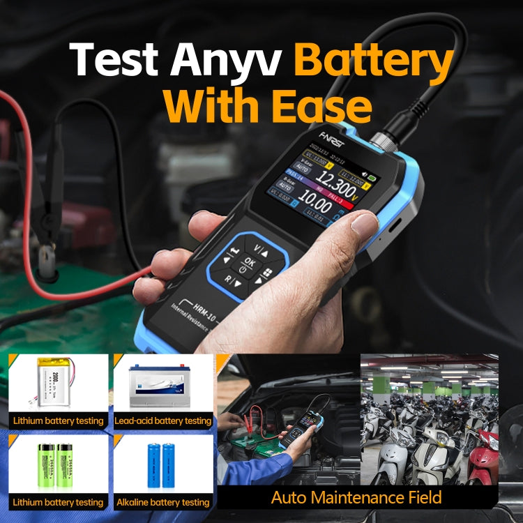 FNIRSI 18650 Lithium Battery Internal Resistance Voltage Measuring Instrument(HRM-10) - Battery & Resistance Tester by FNIRSI | Online Shopping South Africa | PMC Jewellery | Buy Now Pay Later Mobicred