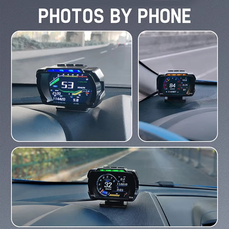 HUD Head-up Display OBD LCD Mileage Speedometer(Thai Version) - Head Up Display System by PMC Jewellery | Online Shopping South Africa | PMC Jewellery | Buy Now Pay Later Mobicred