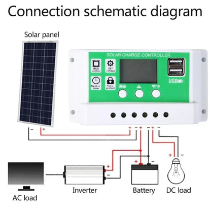 40A 12V PWM Solar Cell Panel Charger Controller Lithium-ion Lead-acid Battery Solar Controller - Voltage Stabilizer by PMC Jewellery | Online Shopping South Africa | PMC Jewellery | Buy Now Pay Later Mobicred