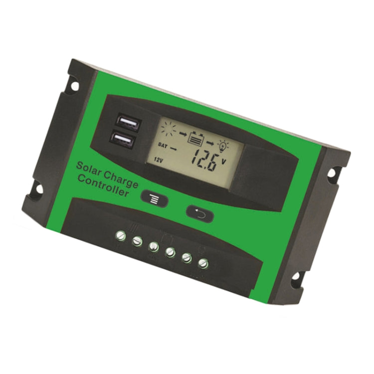 10A 12V/24V Solar Charge And Discharge Controller Dual USB Port LCD Solar Cells Panel Charge Regulator - Others by PMC Jewellery | Online Shopping South Africa | PMC Jewellery | Buy Now Pay Later Mobicred