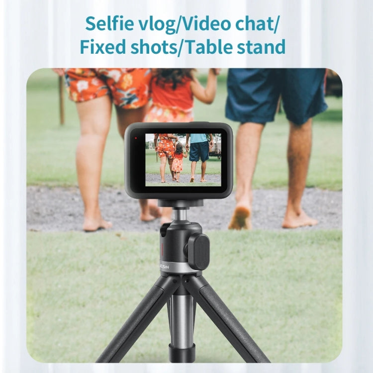 TELESIN  Universal Mini Desktop Selfie Tripod for Sports Camera 13.4-25.5cm Height Adjustable - free shipping - PMC TechLife - Order now!