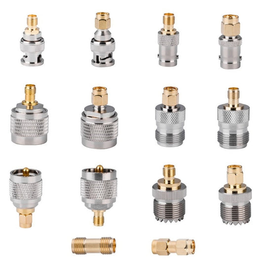 14pcs /Box RF Connector Converter For Antenna - Connectors by PMC Jewellery | Online Shopping South Africa | PMC Jewellery | Buy Now Pay Later Mobicred