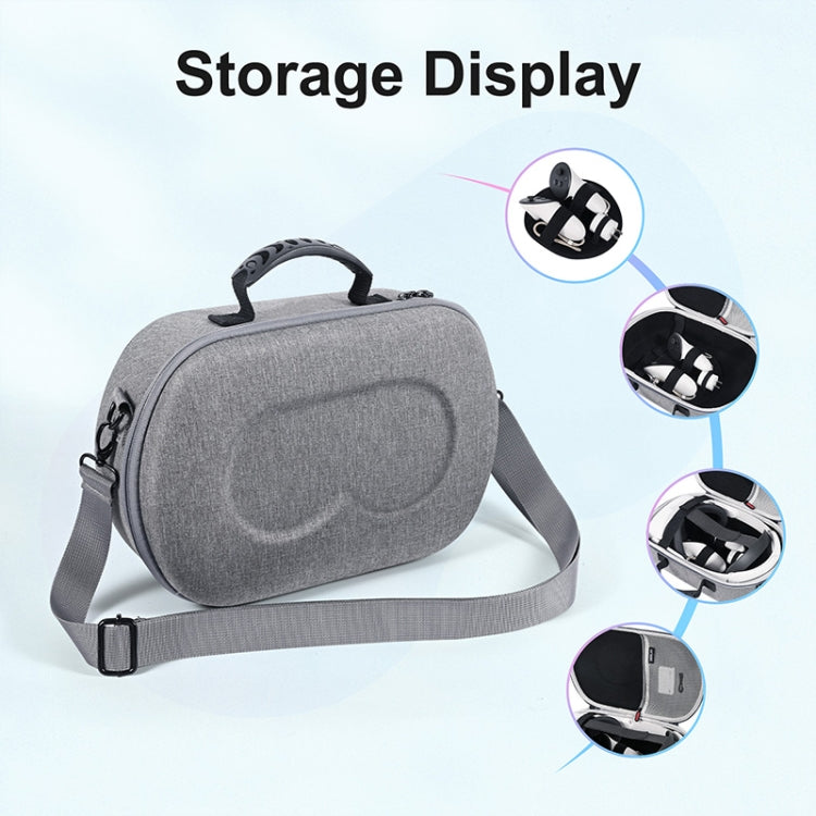 For Meta Quest 3S STARTRC GAMES VR Glasses Storage Bag Compatible Headset Accessories(Gray) - VR Accessories by STARTRC GAMES | Online Shopping South Africa | PMC Jewellery | Buy Now Pay Later Mobicred