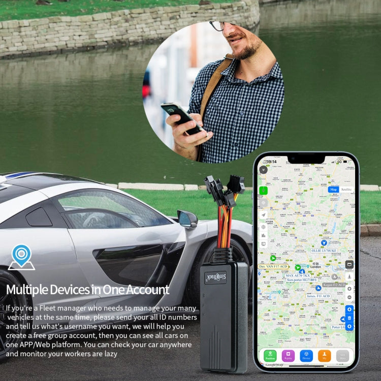 SinoTrack 4G 4-wire GPS Car-mounted Motorcycle Anti-theft Positioning Tracker, Specifications: With Accessories - Car Tracker by SinoTrack | Online Shopping South Africa | PMC Jewellery | Buy Now Pay Later Mobicred