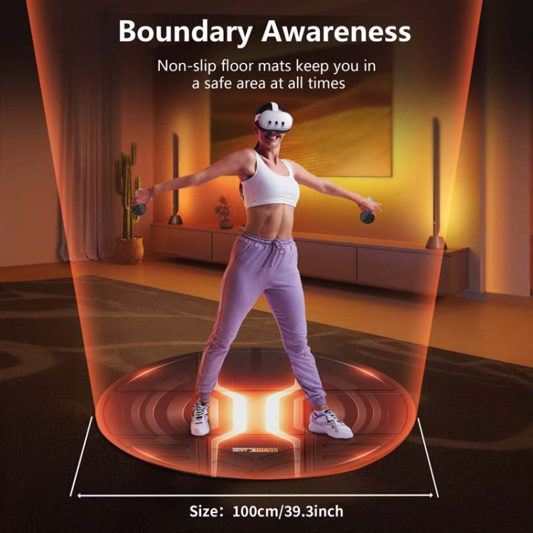 STARTRC GAMES VR Glasses Sport Game Simulation Floor Mat(Purple) - free shipping - PMC Jewellery - Order now!