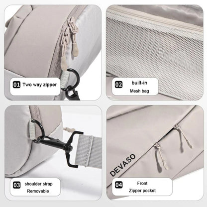 DEVASO Handheld Universal Storage Bag Crossbody Bag(Silver Enlarge) - Bags by DEVASO | Online Shopping South Africa | PMC Jewellery | Buy Now Pay Later Mobicred