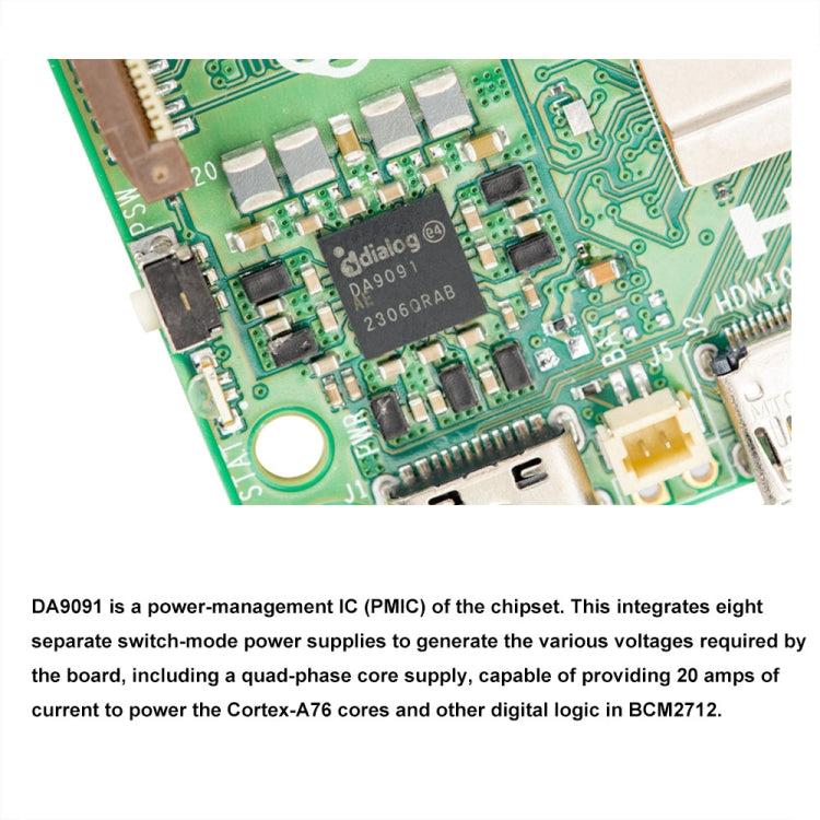 Waveshare For Raspberry Pi 5 2.4GHz Quad-Core BCM2712 Processor Development Board, Spec: 4GB - free shipping - PMC TechLife - Order now!