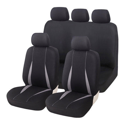 Cars All Seasons Universal All-Inclusive Fabric Seat Cover(33055 Gray) - Seat Accessories by PMC Jewellery | Online Shopping South Africa | PMC Jewellery | Buy Now Pay Later Mobicred