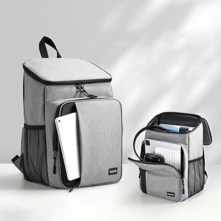 Baona BN-K012 Multifunctional Large-capacity Laptop Backpack Business Backpack(Black) - Backpack by Baona | Online Shopping South Africa | PMC Jewellery | Buy Now Pay Later Mobicred