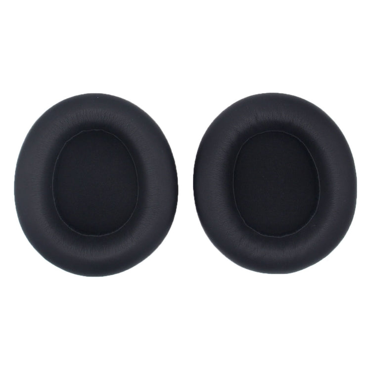 1pair For SteelSeries Arctis Nova 3 / 5 / 7 / Pro Wired Headphone Sponge Cover, Color: Black Leather - Earmuff & Pad by PMC Jewellery | Online Shopping South Africa | PMC Jewellery | Buy Now Pay Later Mobicred