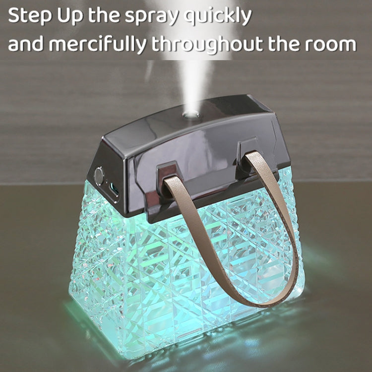 Desktop Small Crystal Bag Humidifier Aroma Ambient Lighting, Color: White Plug-in - Air Purifiers & Accessories by PMc TechLife | Online Shopping South Africa | PMc TechLife | Buy Now Pay Later Mobicred