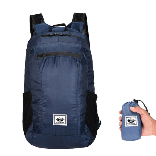 Vanaheimr Outdoor Cycling Sports Folding Backpack Large-capacity Lightweight Travel Bag(Navy Blue) - Backpacks by Vanaheimr | Online Shopping South Africa | PMC Jewellery | Buy Now Pay Later Mobicred