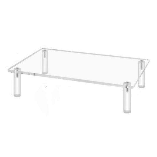 YX136 Desktop Acrylic Laptop / Printer Raised Stand - Laptop Stand by PMC Jewellery | Online Shopping South Africa | PMC Jewellery | Buy Now Pay Later Mobicred