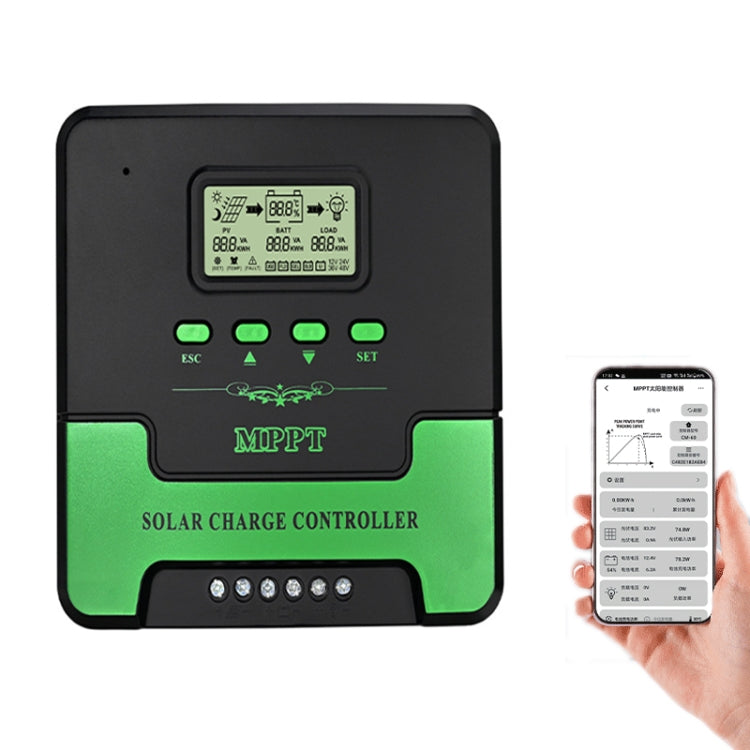 12V-24V 60A WIFI Remote MPPT Home Energy Storage Control System Solar Controller, Model: CM-D60 - Others by PMC TechLife | Online Shopping South Africa | PMC TechLife | Buy Now Pay Later Mobicred