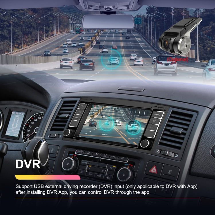 4+64G For Volkswagen Touareg 7-Inch Car WiFi Player Android 13 System Support CarPlay/Android Auto With AHD Camera and Mic - free shipping - PMC Jewellery - Order now!