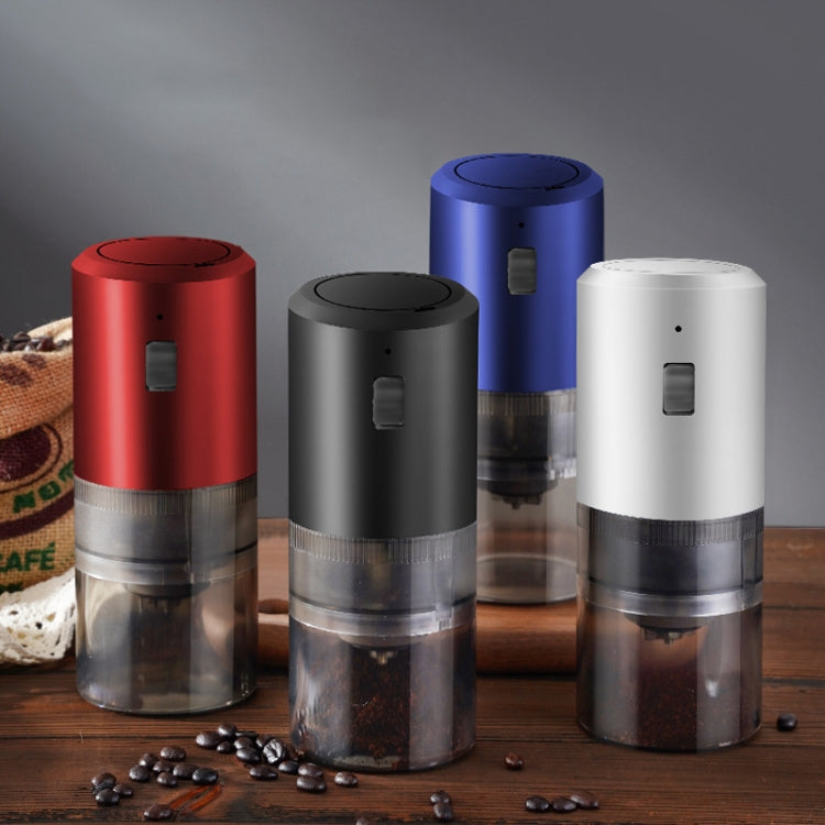 USB Rechargeable Adjustable Coarse and Fine Household Portable Electric Coffee Bean Grinder(White) - free shipping - PMC TechLife - Order now!
