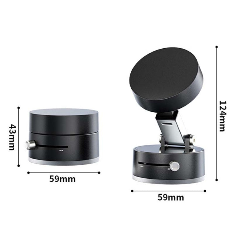 AIMITE P1 Vacuum Adsorption Foldable Suction Cup Car Cell Phone Navigation Holder(Black) - Universal Car Holders by AIMITE | Online Shopping South Africa | PMC Jewellery | Buy Now Pay Later Mobicred