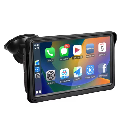 7 Inch Bluetooth 5.0 Portable CarPlay Monitor, Specifications: Display - Car MP3 & MP4 & MP5 by PMC Jewellery | Online Shopping South Africa | PMC Jewellery | Buy Now Pay Later Mobicred