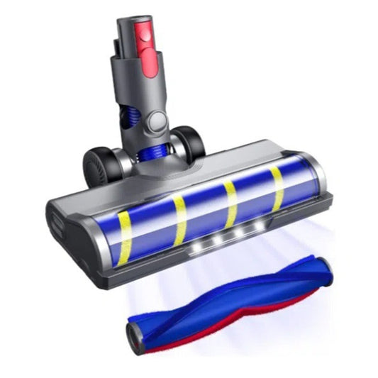 For Dyson V6 / V7 / V8 / V10 / V11 / V15 Soft Velvet Floor Brush & Direct Drive Roller Set with LED Light - For Dyson Accessories by PMC Jewellery | Online Shopping South Africa | PMC Jewellery | Buy Now Pay Later Mobicred