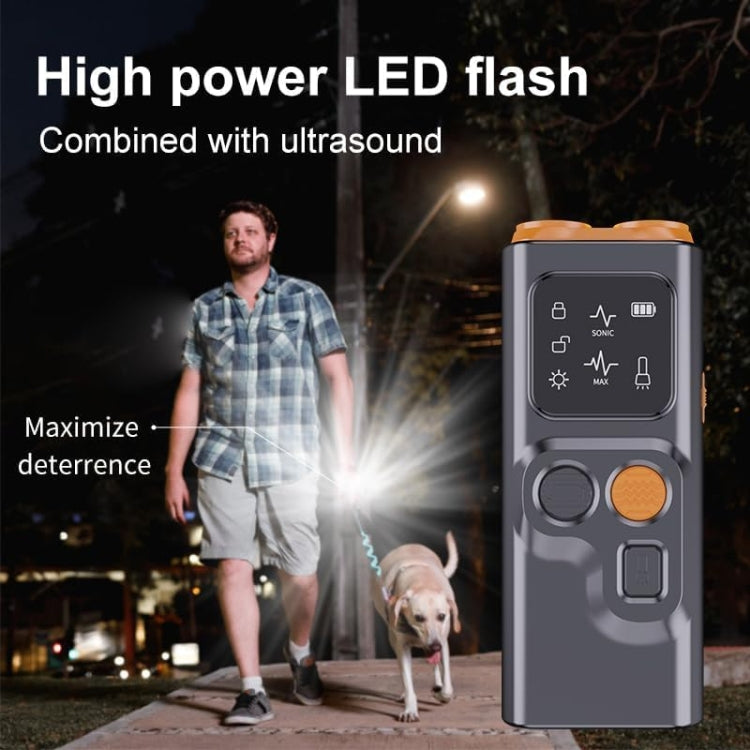 Ultrasonic Dual Head Dog Repeller Bark Stopper With High Power LED Flash Light - Training Aids by PMC TechLife | Online Shopping South Africa | PMC TechLife | Buy Now Pay Later Mobicred