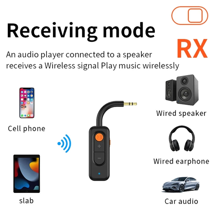 3-in-1 Receiver Bluetooth Transmitter with Call Aux Car Bluetooth Adapter - Bluetooth Adapters by PMC TechLife | Online Shopping South Africa | PMC TechLife | Buy Now Pay Later Mobicred
