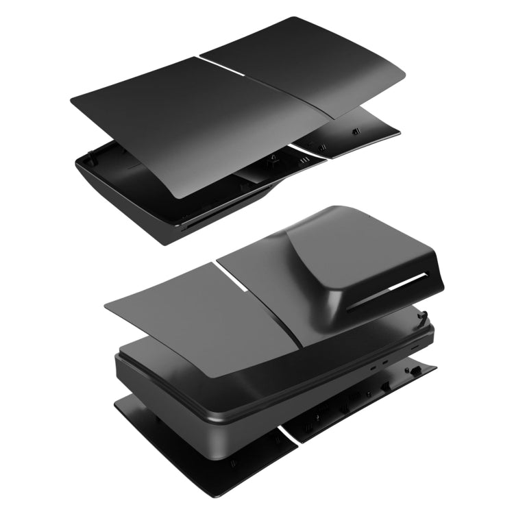 For PS5 Slim Replacement Faceplate Shell Detachable Protective Case, Model: Disc Edition Black - Cases by PMc TechLife | Online Shopping South Africa | PMc TechLife | Buy Now Pay Later Mobicred