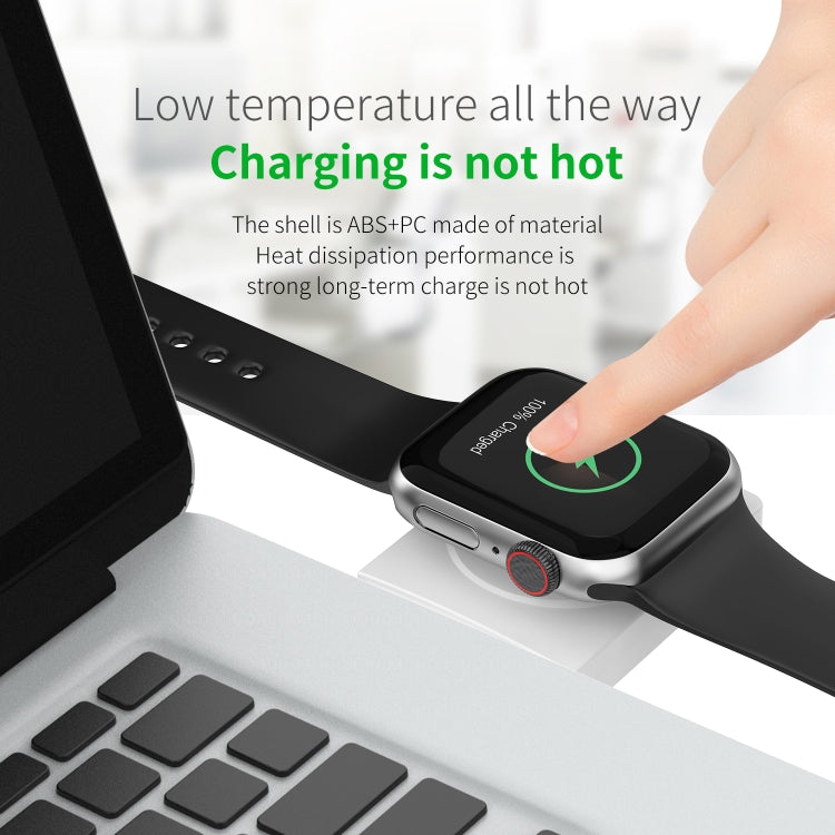 S02 For Apple Watch Series USB Magnetic Watch Wireless Charger With Card Reader Function(Black) - Charger / Holder by PMC TechLife | Online Shopping South Africa | PMC TechLife | Buy Now Pay Later Mobicred
