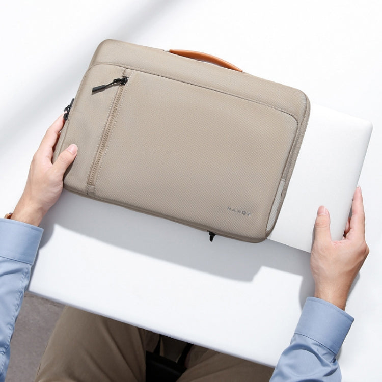 BANGE BG-6802 Laptop Bag Notebook Protective Case, Color: Khaki Large - free shipping - PMC TechLife - Order now!