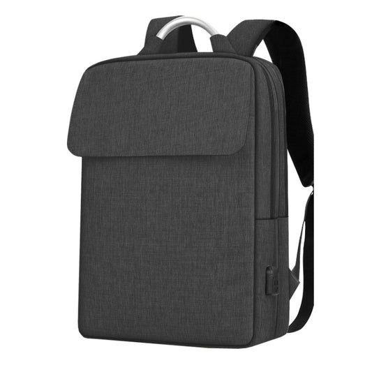 SKV BLB21282 Men Business Duty Traveling Double Shoulder Bag Lightweight Large Capacity Laptop Backpack(Black) - Backpack by SKV | Online Shopping South Africa | PMC Jewellery | Buy Now Pay Later Mobicred