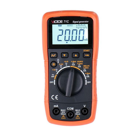 Victor Output Current Voltage Process Signal Source Multimeter, Model: VC71C - Digital Multimeter by Victor | Online Shopping South Africa | PMC Jewellery | Buy Now Pay Later Mobicred