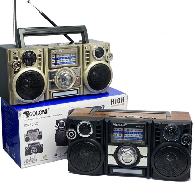 COLON RX-65SD Solar Charging Stereo FM Radio Wireless Bluetooth Speaker(Random Color Delivery) - free shipping - PMC TechLife - Order now!