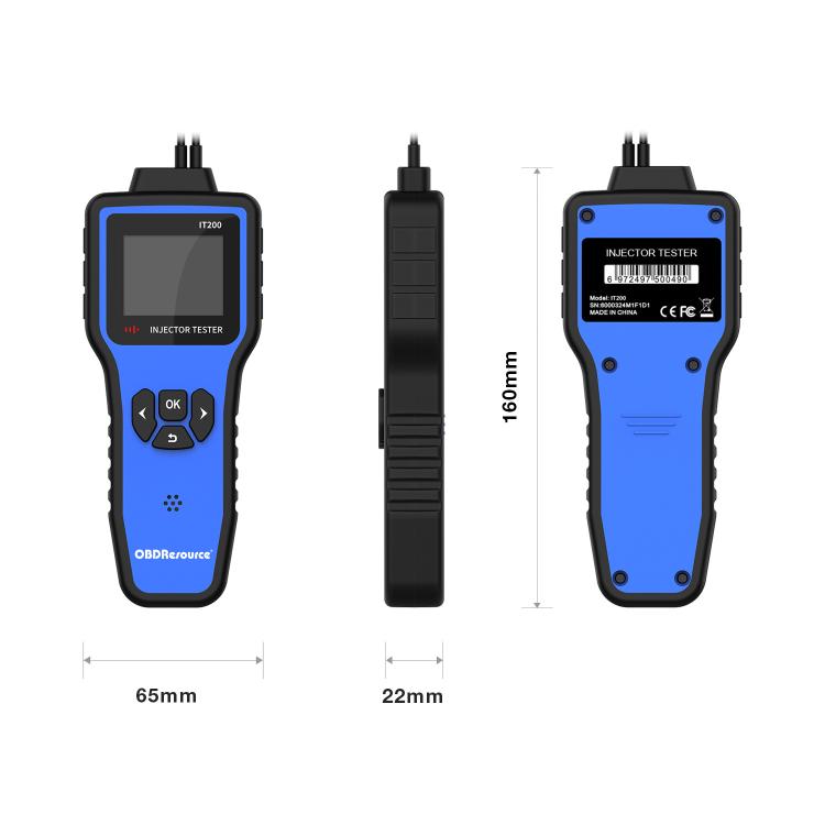 OBDResource 5V/12V Automotive Fuel Injector Custom Settings Dual Head Tester - free shipping - PMC TechLife - Order now!