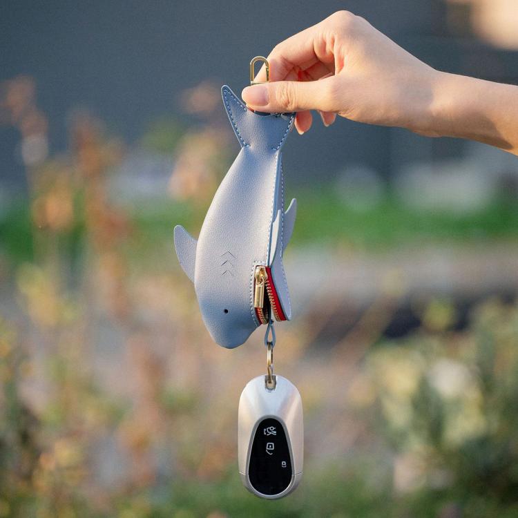 Hallmo Universal Shark-Shaped Key Protective Cover Multifunctional Car Key Storage Bag, Color: Light Blue - free shipping - PMc TechLife - Order now!