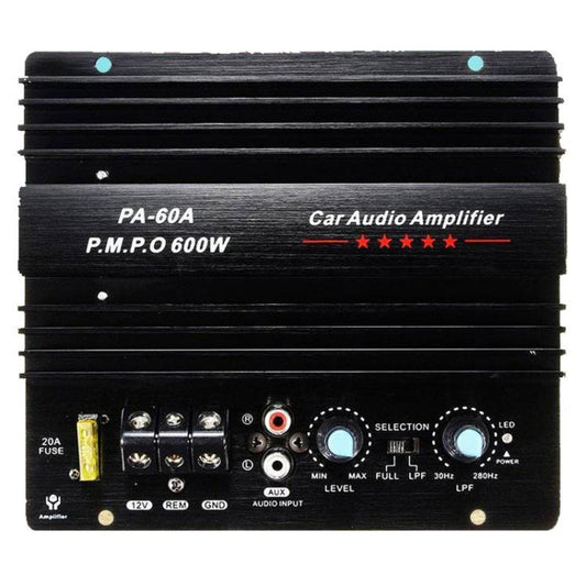 PA-60A 12V 600W Car Amplifier Board High Power Audio Subwoofer Module - Breadboard / Amplifier Board by PMC Jewellery | Online Shopping South Africa | PMC Jewellery | Buy Now Pay Later Mobicred