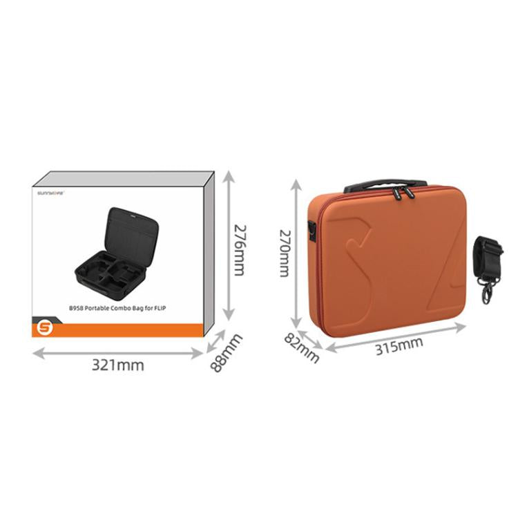 For DJI Flip Sunnylife FP-B958 Storage Bag Vlog Aerial Camera Protective Case Accessory(Black) - free shipping - PMC TechLife - Order now!