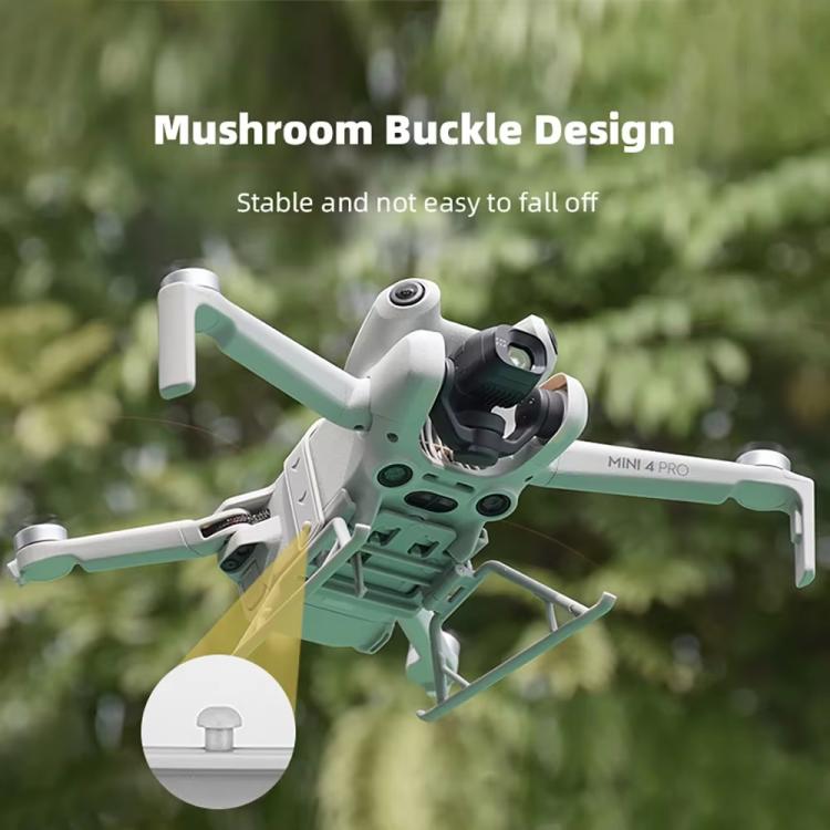 For DJI Mini 4 Pro BRDRC Booster Landing Gear Folding Strap Kickstand(Gray) - free shipping - PMc TechLife - Order now!