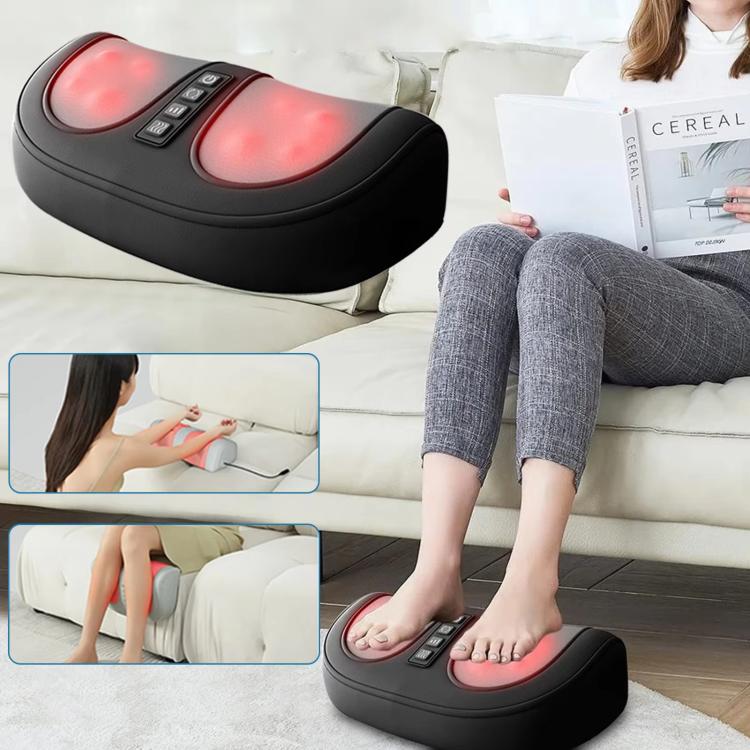 Z5 Dual-frequency Red Light Constant Temperature Hot Compress Foot Massager, Spec: US Plug(Light Green) - free shipping - PMC TechLife - Order now!