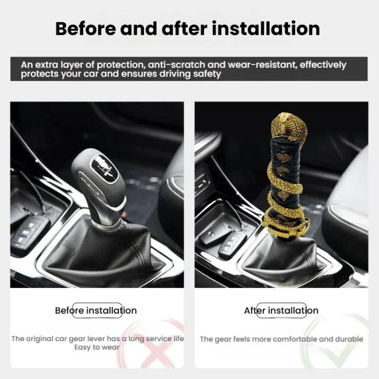 Universal Car Short Cobra Gear Knob Modification(Gold) - free shipping - PMC TechLife - Order now!