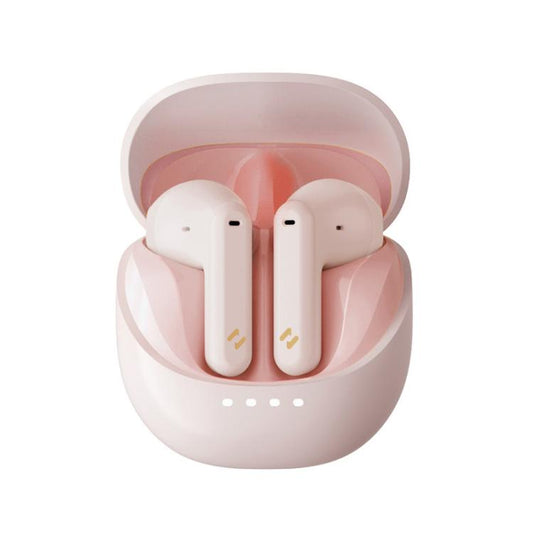 Havit E9 Semi-In-Ear ENC Noise Reduction Wireless Bluetooth Earphones, Color: Pink-Standard Edition - Bluetooth Earphone by Havit | Online Shopping South Africa | PMC Jewellery | Buy Now Pay Later Mobicred