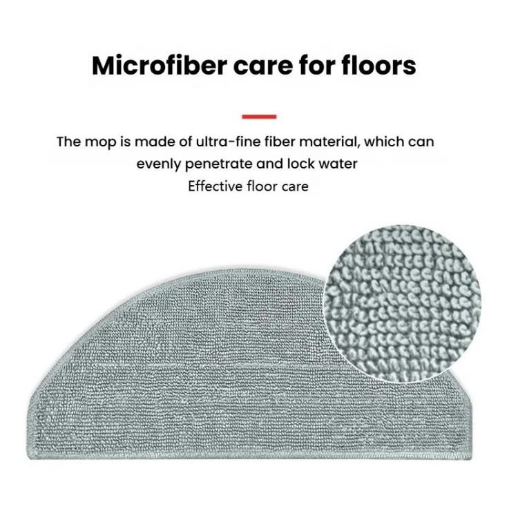 3pcs Mops For Xiaomi C103 / E10 / B112 / 3C Sweeping and Mopping Robot Accessories - For Xiaomi Accessories by PMc TechLife | Online Shopping South Africa | PMc TechLife | Buy Now Pay Later Mobicred